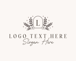 Geometry - Elegant Floral Crest logo design