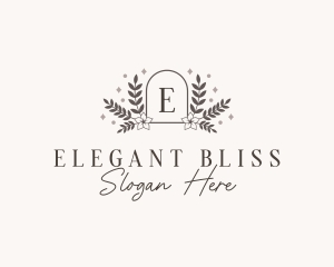 Elegant Floral Crest Logo