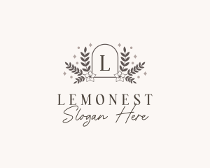 Elegant Floral Crest Logo