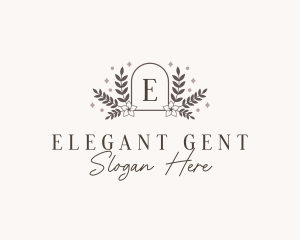 Elegant Floral Crest logo design