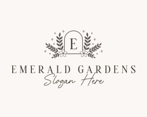 Elegant Floral Crest logo design