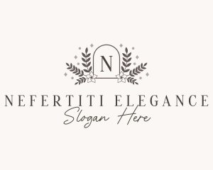 Elegant Floral Crest logo design