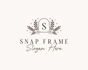 Elegant Floral Crest logo design