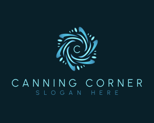 Cooling Fan Ventilation logo design