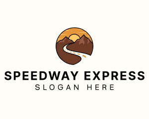 Expressway - Mountain Road Trip logo design