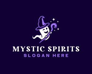 Ghost Mage Magic logo design