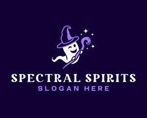 Ghost Mage Magic logo design