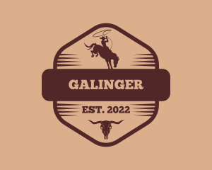 West - Rustic Western Cowboy logo design