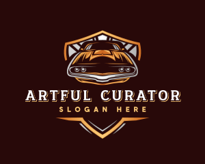 Muscle Car Detailing logo design