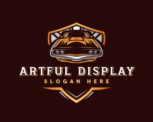 Muscle Car Detailing logo design