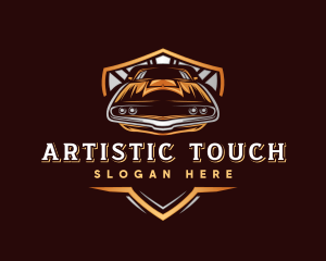 Muscle Car Detailing logo design