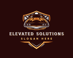 Muscle Car Detailing logo design