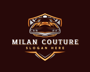 Muscle Car Detailing logo design