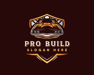 Muscle Car Detailing logo design