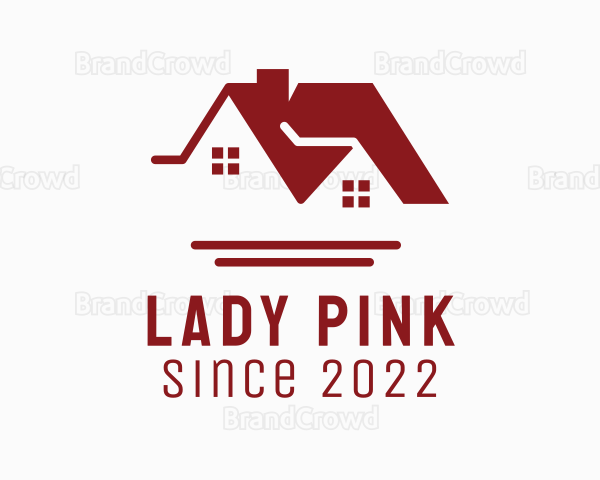 Red House Roofing Contractor Logo