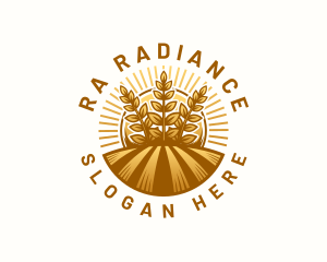 Wheat Agriculture Farming Logo