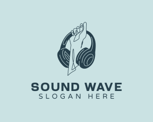 Headphone - Music Sound Headphone logo design