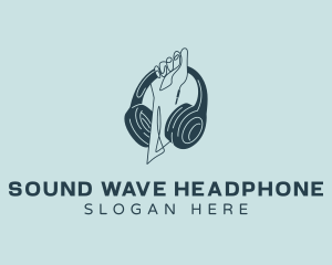 Headphone - Music Sound Headphone logo design