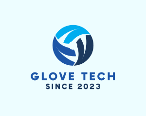 Professional Tech Globe  logo design