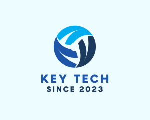 Professional Tech Globe  logo design