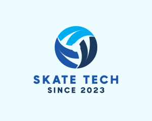 Professional Tech Globe  logo design