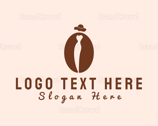 Coffee Bean Lady Logo
