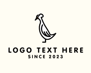 Domestic - Tufted Roman Geese logo design