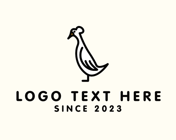 Avian - Tufted Roman Geese logo design