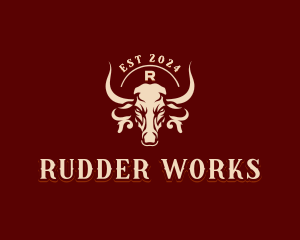 Bull Rodeo Texas logo design