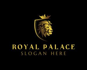 Royal Lion Crown logo design