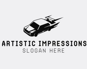 Fast Racing Sports Car  logo design