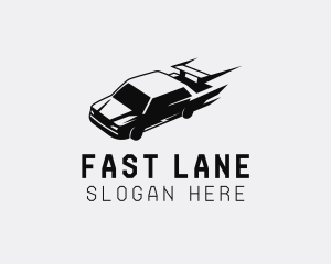 Fast Racing Sports Car  logo design