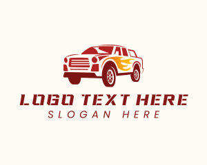 Automotive Pickup Truck logo design