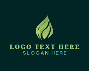 Farming - Nature Leaf Botanical logo design