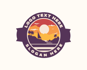 Tourist - Travel Vacation Getaway logo design