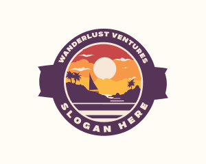 Travel Vacation Getaway logo design