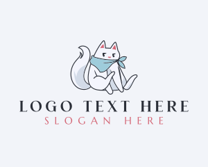 Calico - Cute Pet Cat logo design