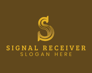 Modern Elegant Marketing Letter S logo design