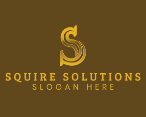 Modern Elegant Marketing Letter S logo design