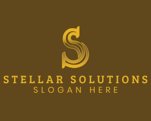 Modern Elegant Marketing Letter S logo design