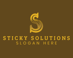 Modern Elegant Marketing Letter S logo design