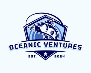 Aquatic Fish Bait  logo design