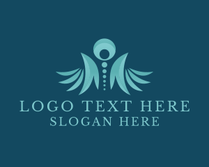 Relaxation - Hand Body Massage logo design