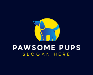 Dog Pet Canine logo design