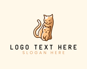 Cute Cat Kitten Logo