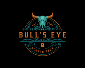 Bull Ranch Steakhouse logo design