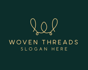 Yarn Thread Weaving logo design