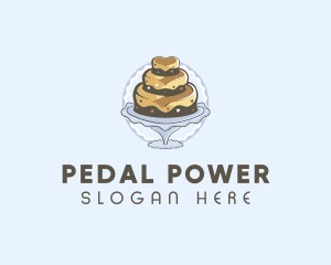 Tiered Cake Pastry logo design