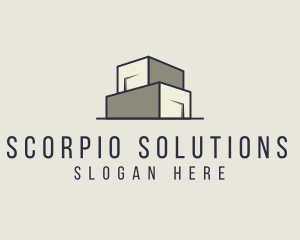 Factory Depot Storage Warehouse logo design