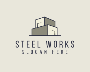 Factory - Factory Depot Storage Warehouse logo design